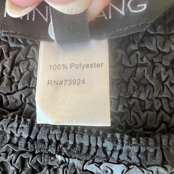 NWOT Ming Wang Black Gray Stretch Tank Size M Animal Print - Picture 5 of 6